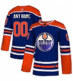 Oilers Blue Men's Customized Glittery Edition Adidas Jersey,baseball caps,new era cap wholesale,wholesale hats